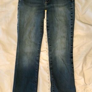 Eddie Bauer Bootcut Curvy Jeans 8L Tall Girl Friendly